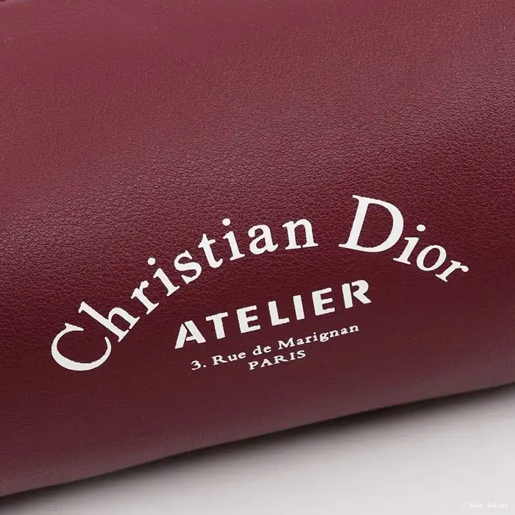 Dior Factory Outlet Atelier Dior Red Roller Messenger Calfskin Grained 0507